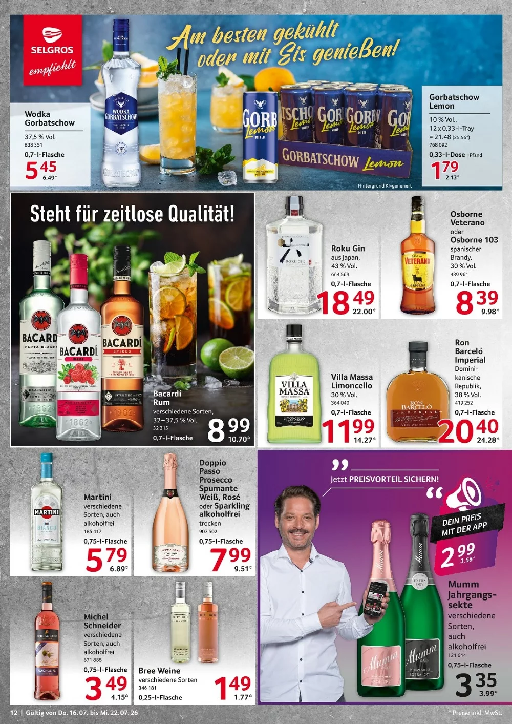 selgros food prospekt juli 16 22 12