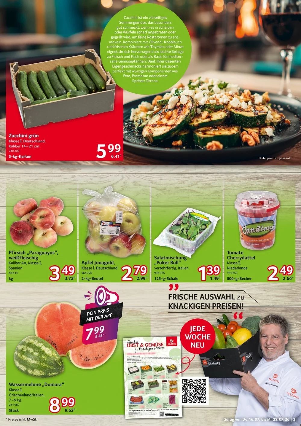 Selgros Prospekt (Food) Aktuell ab 30.07.2026 | Nächste Woche Online Blättern 3 selgros food prospekt juli 16 22 3