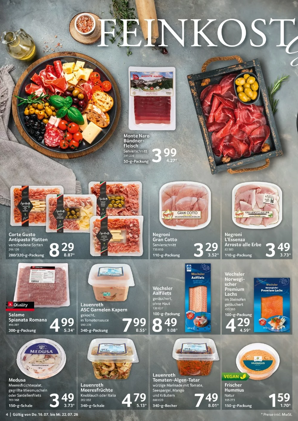 Selgros Prospekt (Food) Aktuell ab 30.07.2026 | Nächste Woche Online Blättern 4 selgros food prospekt juli 16 22 4