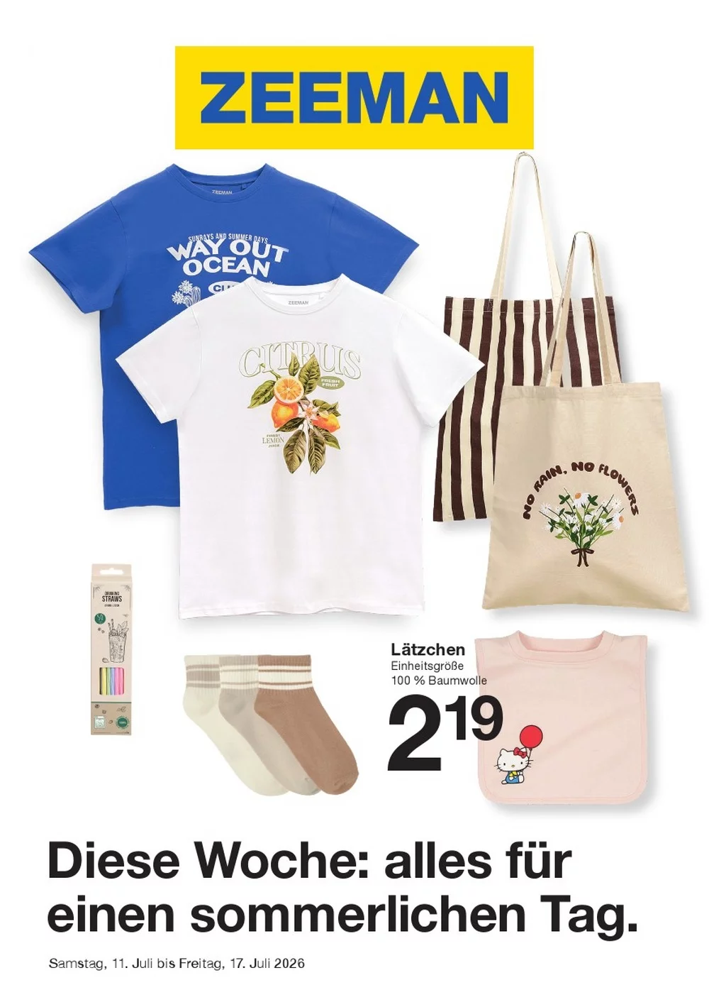 Zeeman Prospekt Aktuell ab 25.07.2026 | Nächste Woche Online Blättern 1 zeman prospekt kw-29