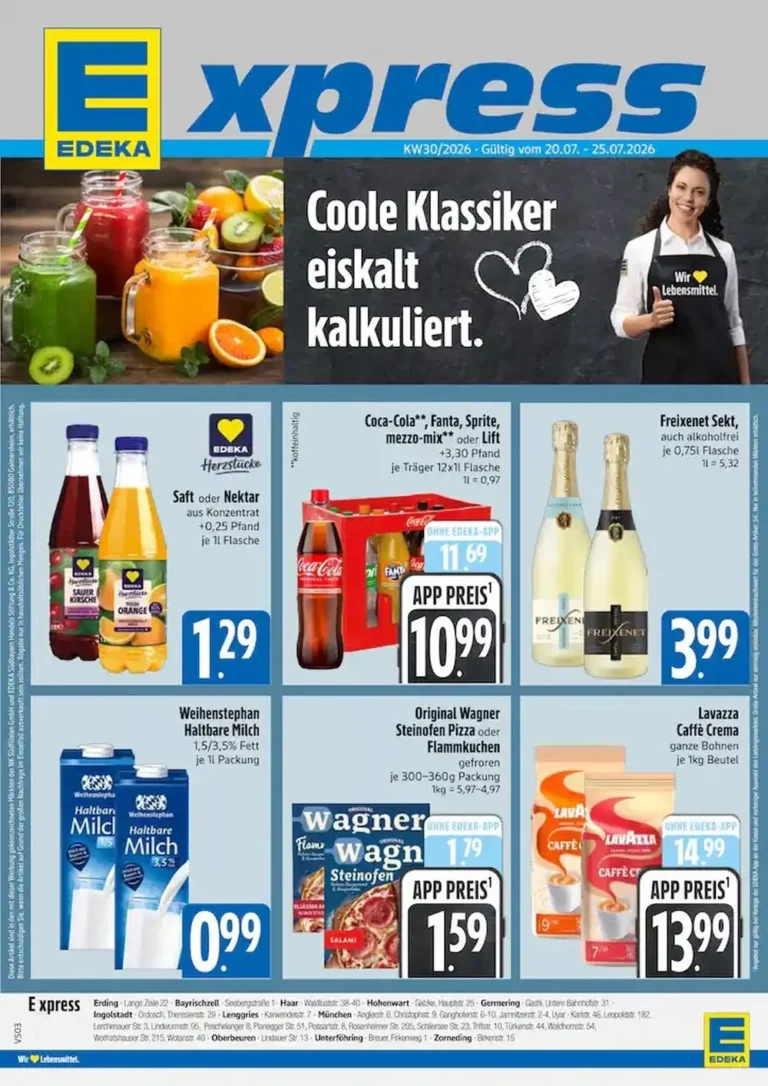 edeka xpress prospekt kw30 neu