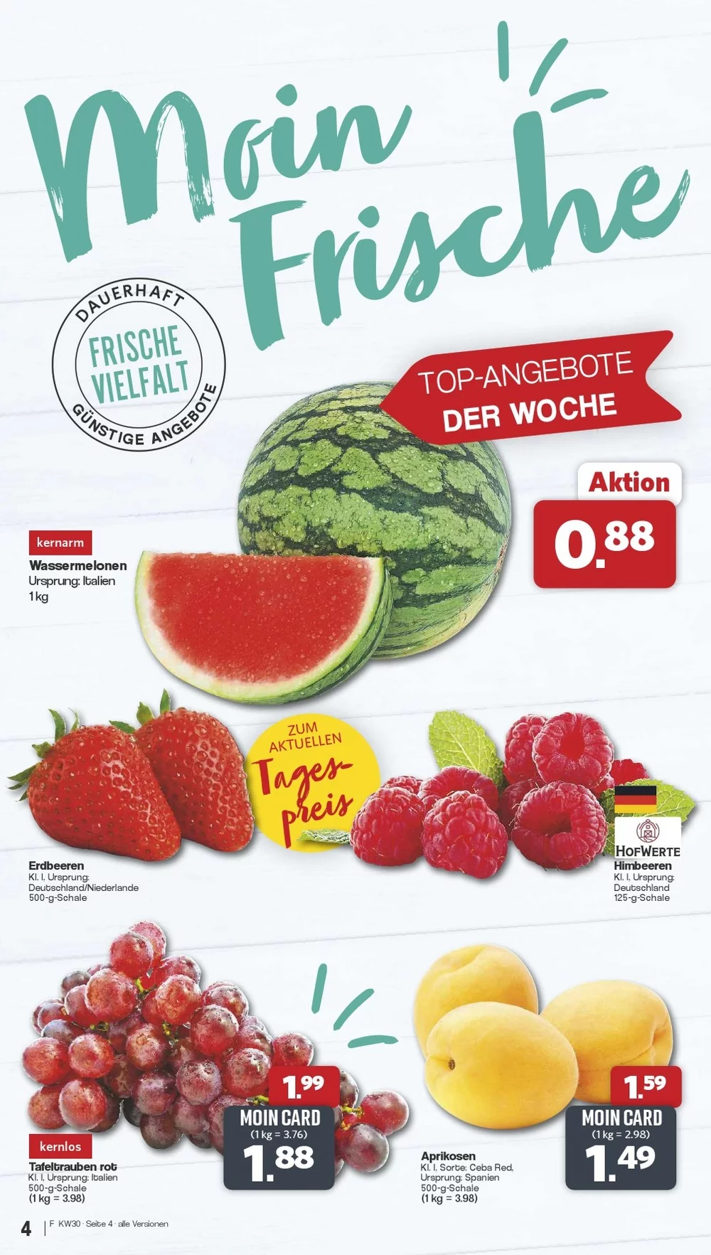 Famila Prospekt Aktuell ab 20.07.2026 | Nächste Woche Online Blättern 4 famila prospekt juli 20 25 4