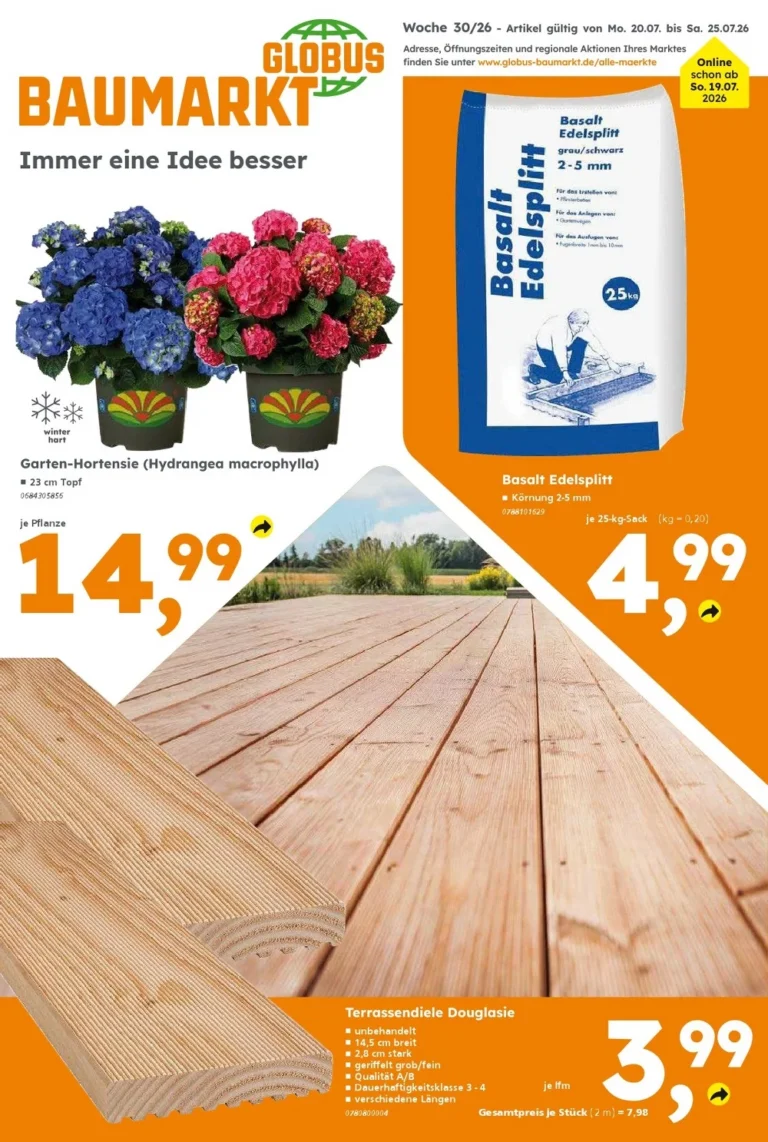 globus baumarkt prospekt kw-30