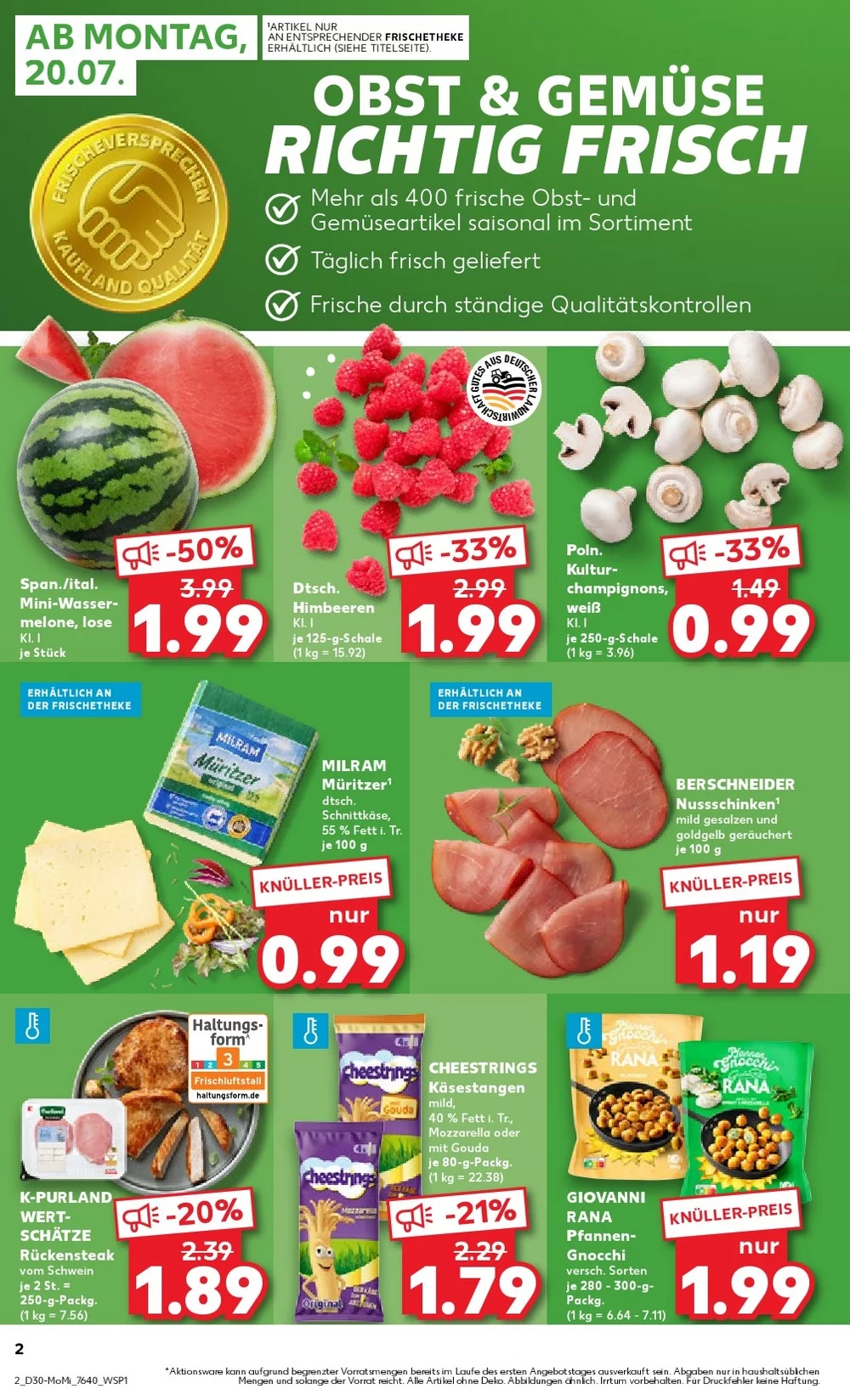 Kaufland Prospekt Wochenstart Aktuell ab 20.07.2026 | Nächste Woche Online Blättern 2 kaufland prospekt jili 20 25 2