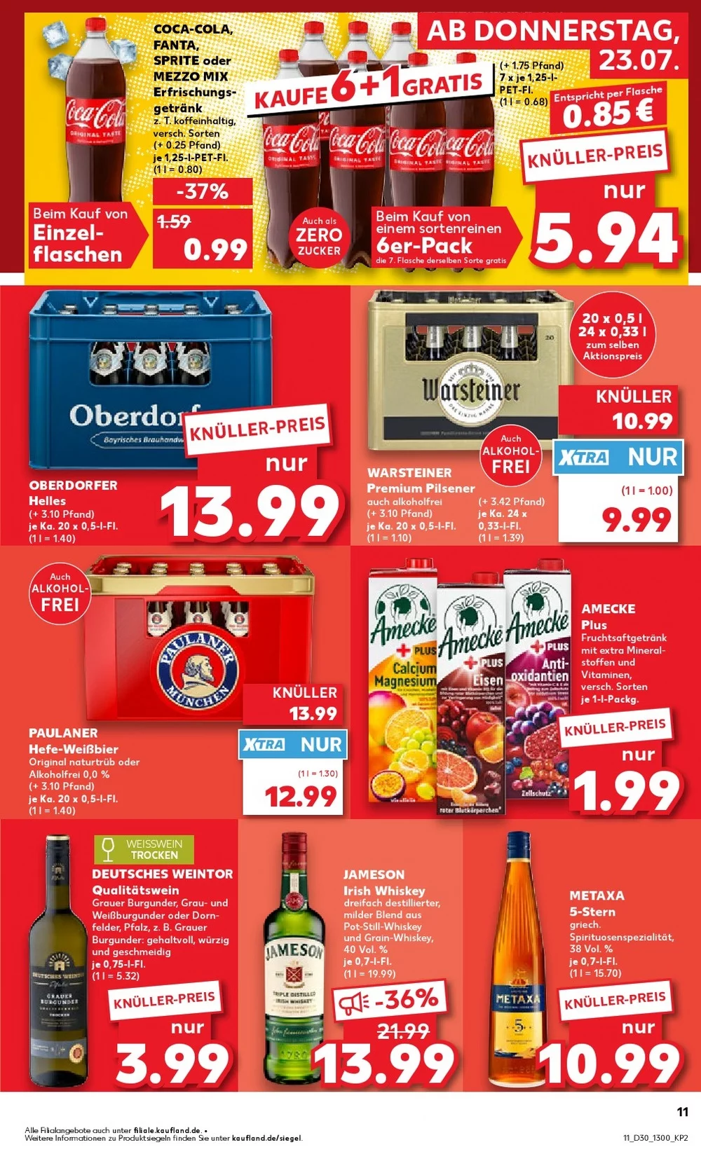 kaufland prospekt juli 23 29 11