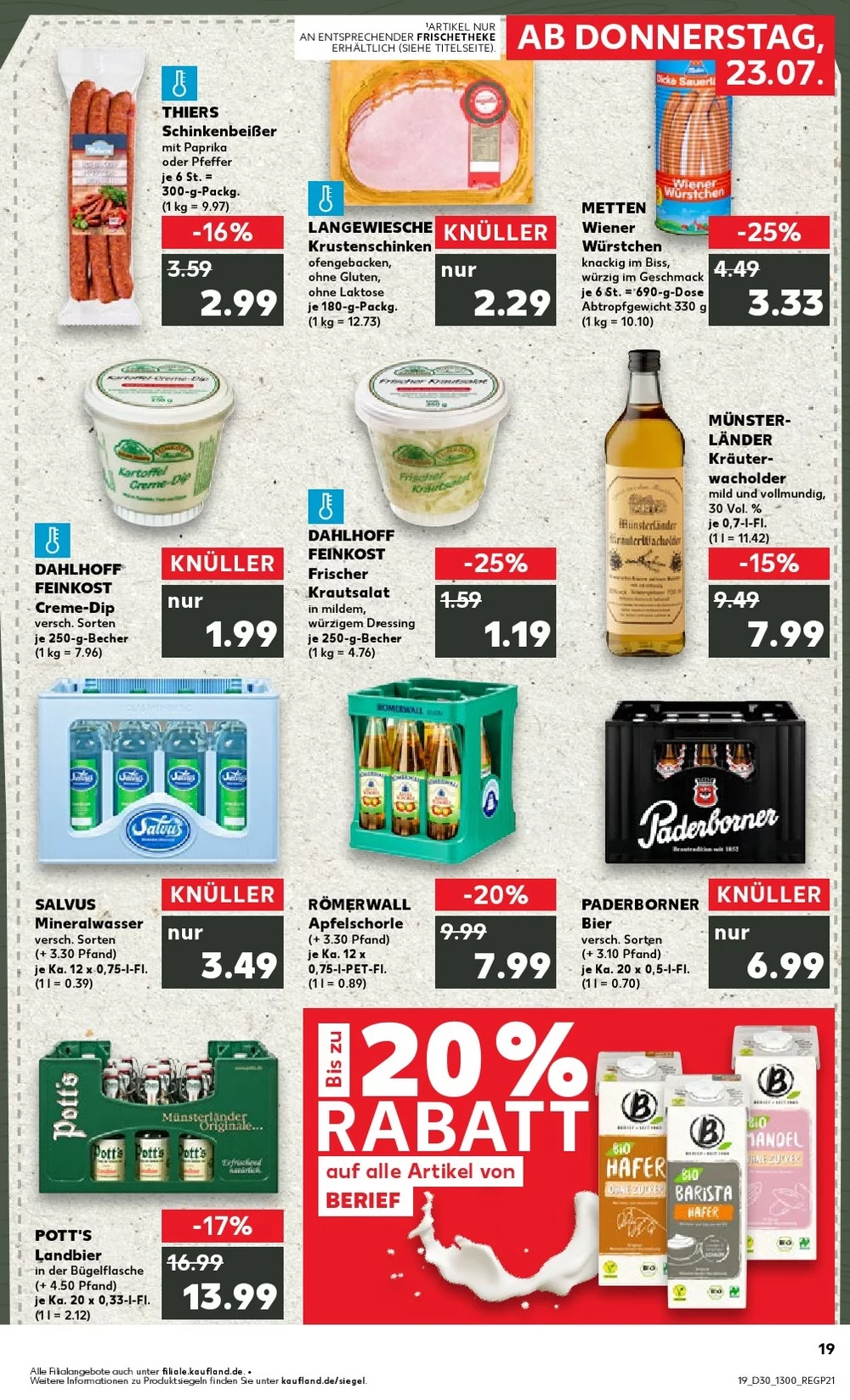 kaufland prospekt juli 23 29 19