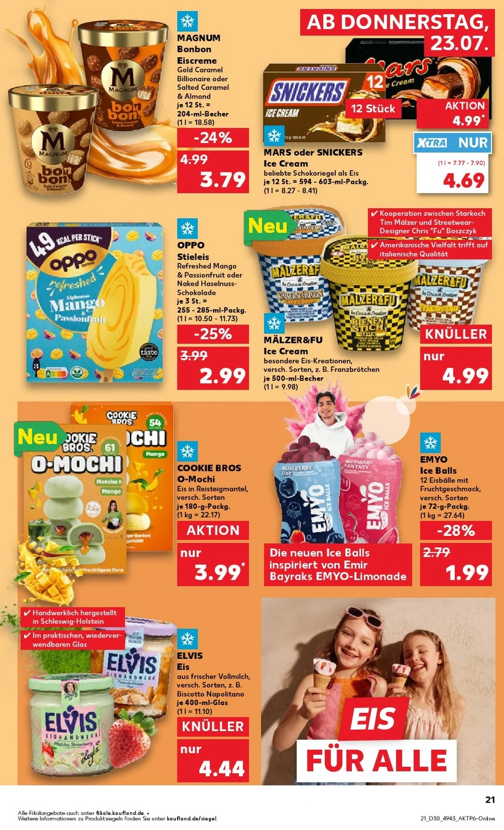 kaufland prospekt juli 23 29 21