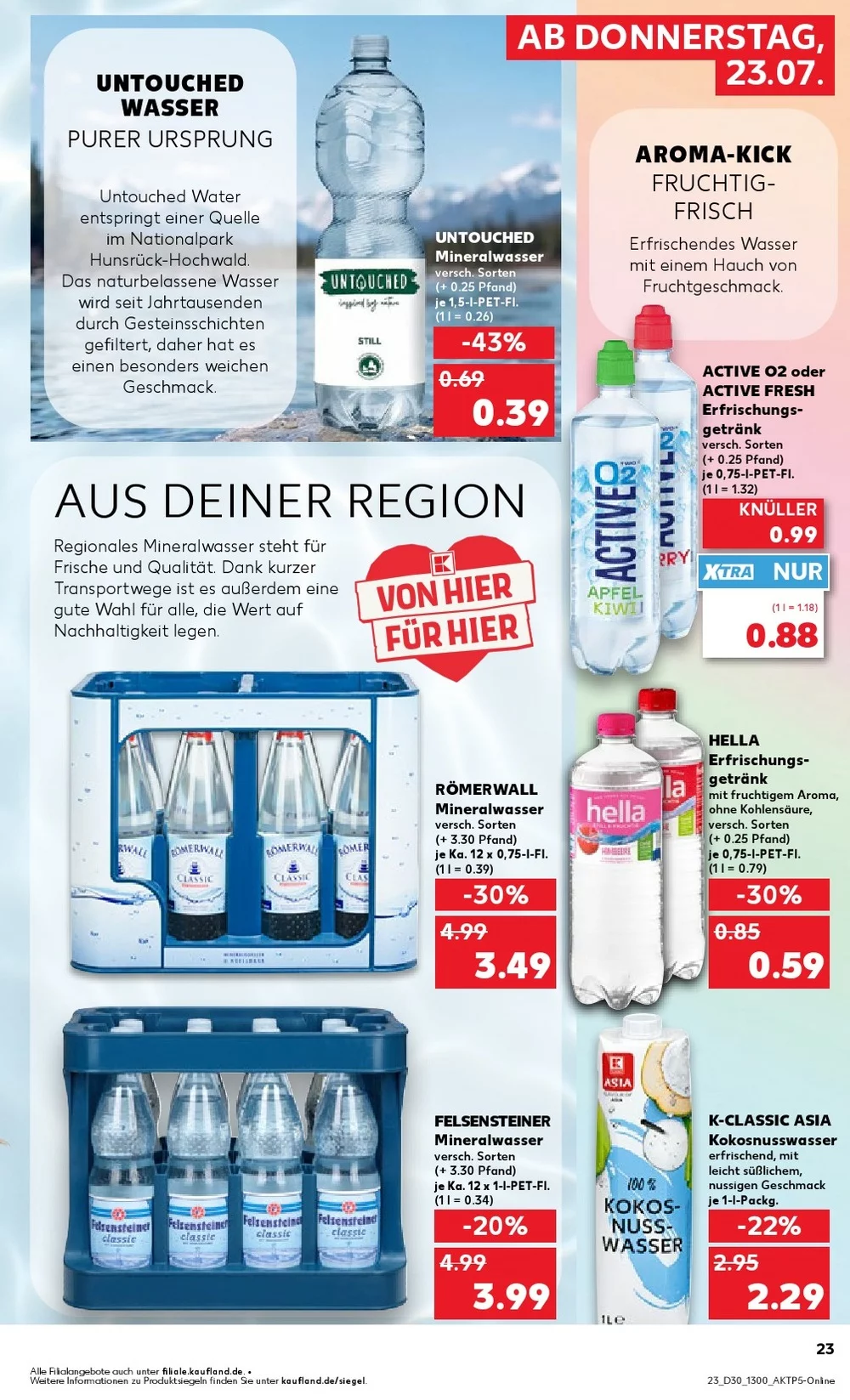 kaufland prospekt juli 23 29 23