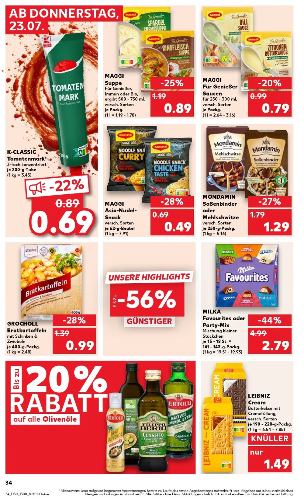 kaufland prospekt juli 23 29 34