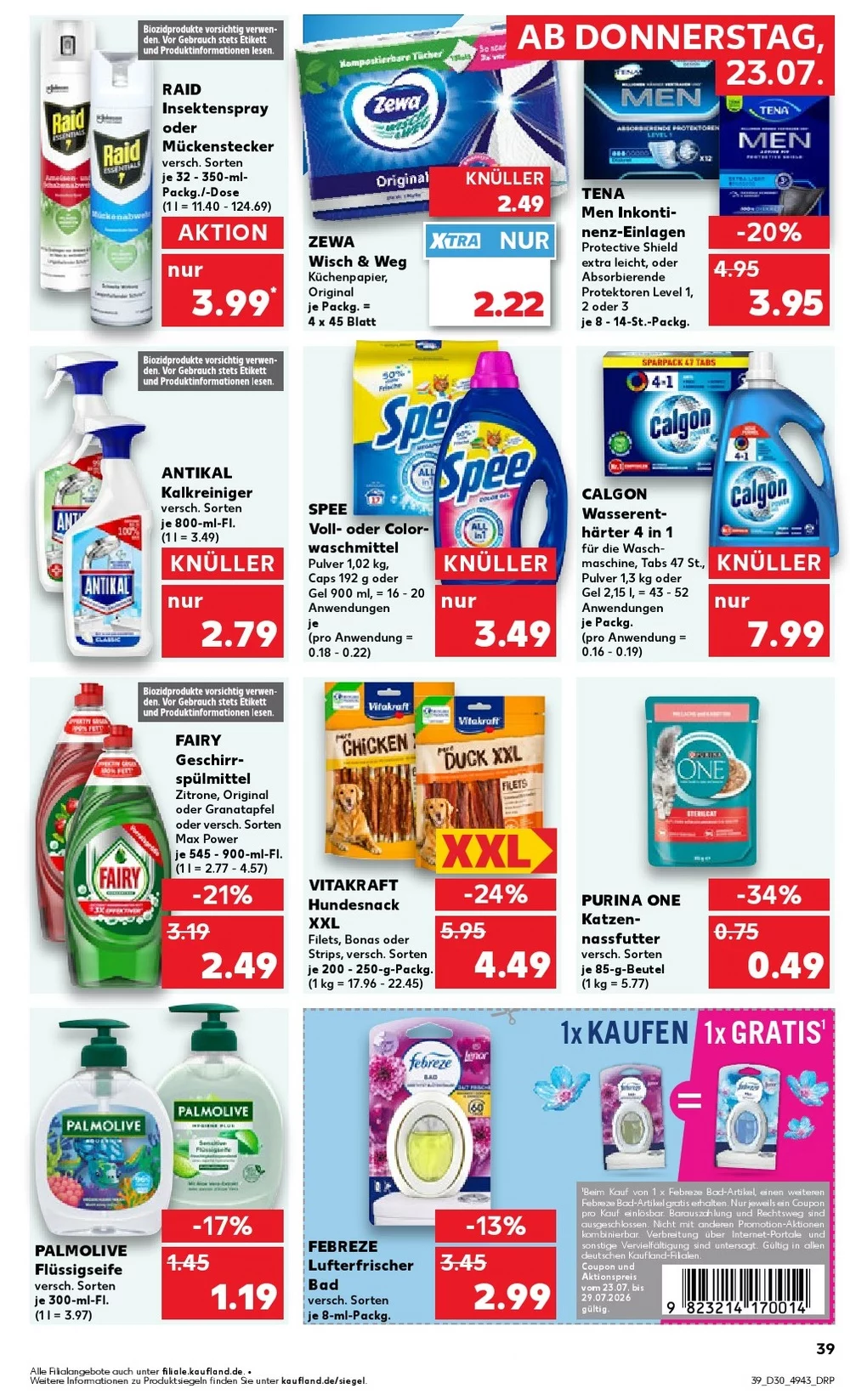 kaufland prospekt juli 23 29 39