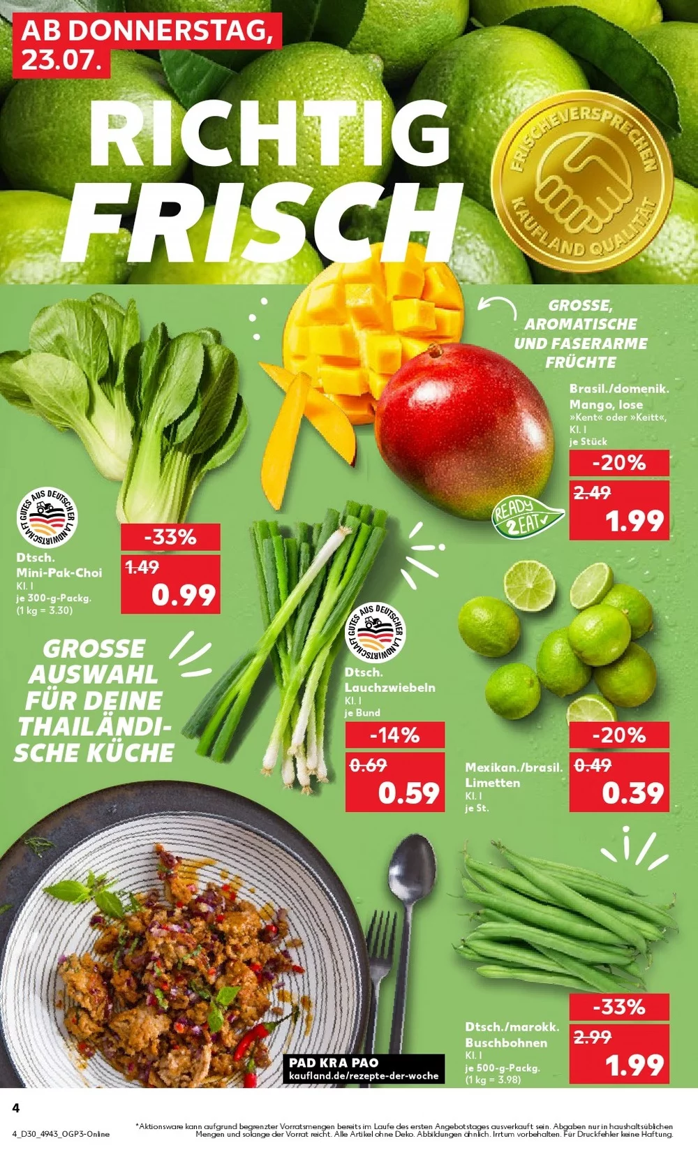 Kaufland Prospekt Aktuell ab 23.07.2026 | Nächste Woche Online Blättern 4 kaufland prospekt juli 23 29 4