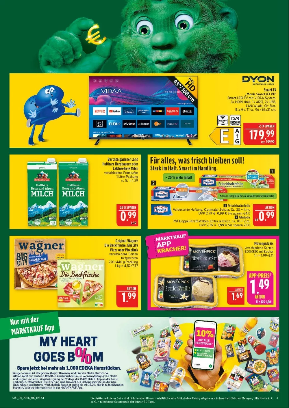 Marktkauf Prospekt Nord Aktuell ab 20.07.2026 | Nächste Woche Online Blättern 3 marktkrauf hof prospekt juli 20 25 3
