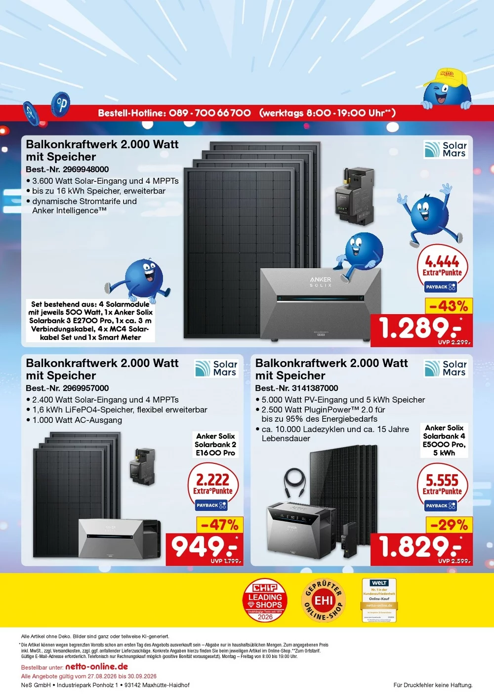 netto marken Bestellmagazin prospekt september 20