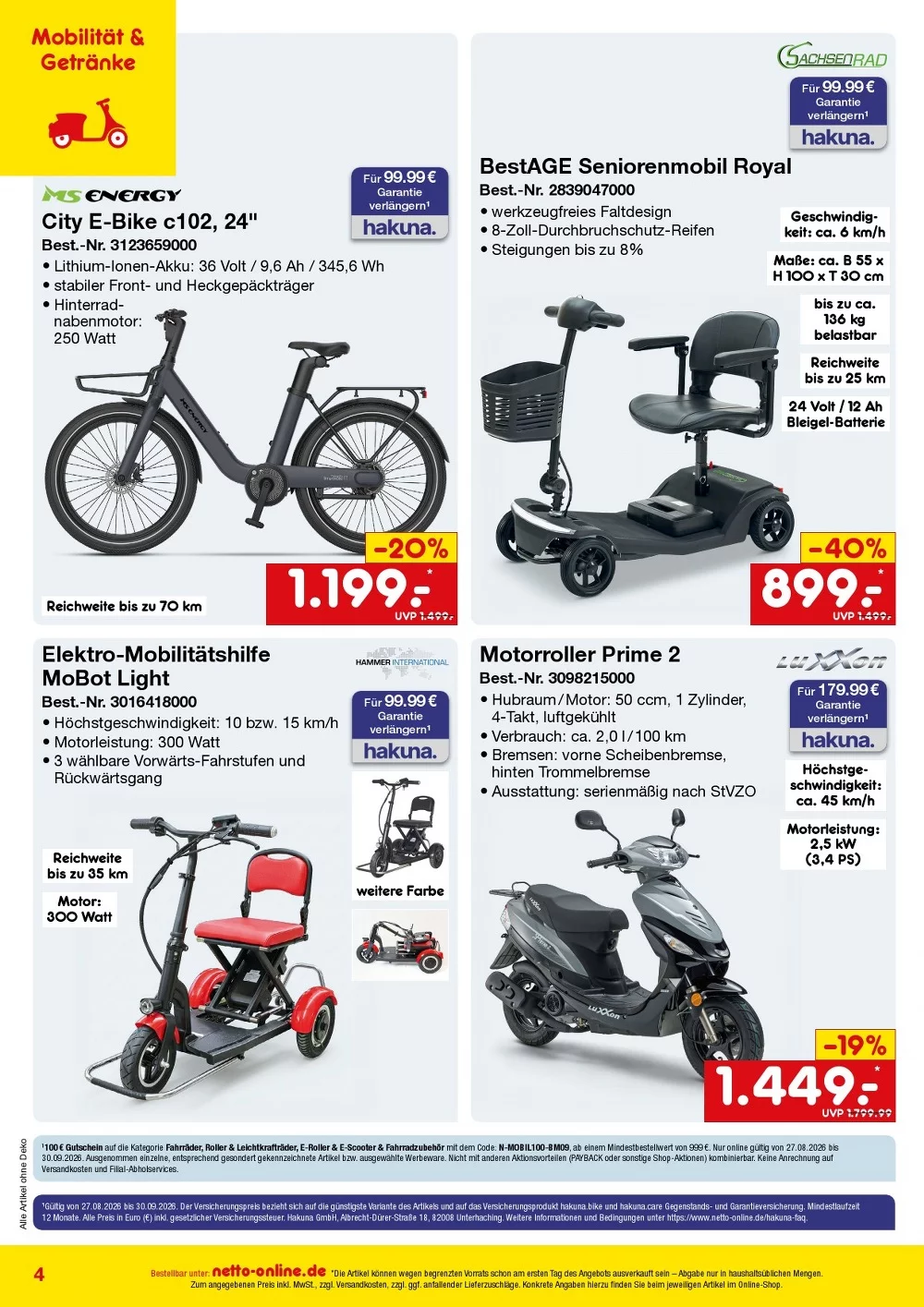 netto marken Bestellmagazin prospekt september 4
