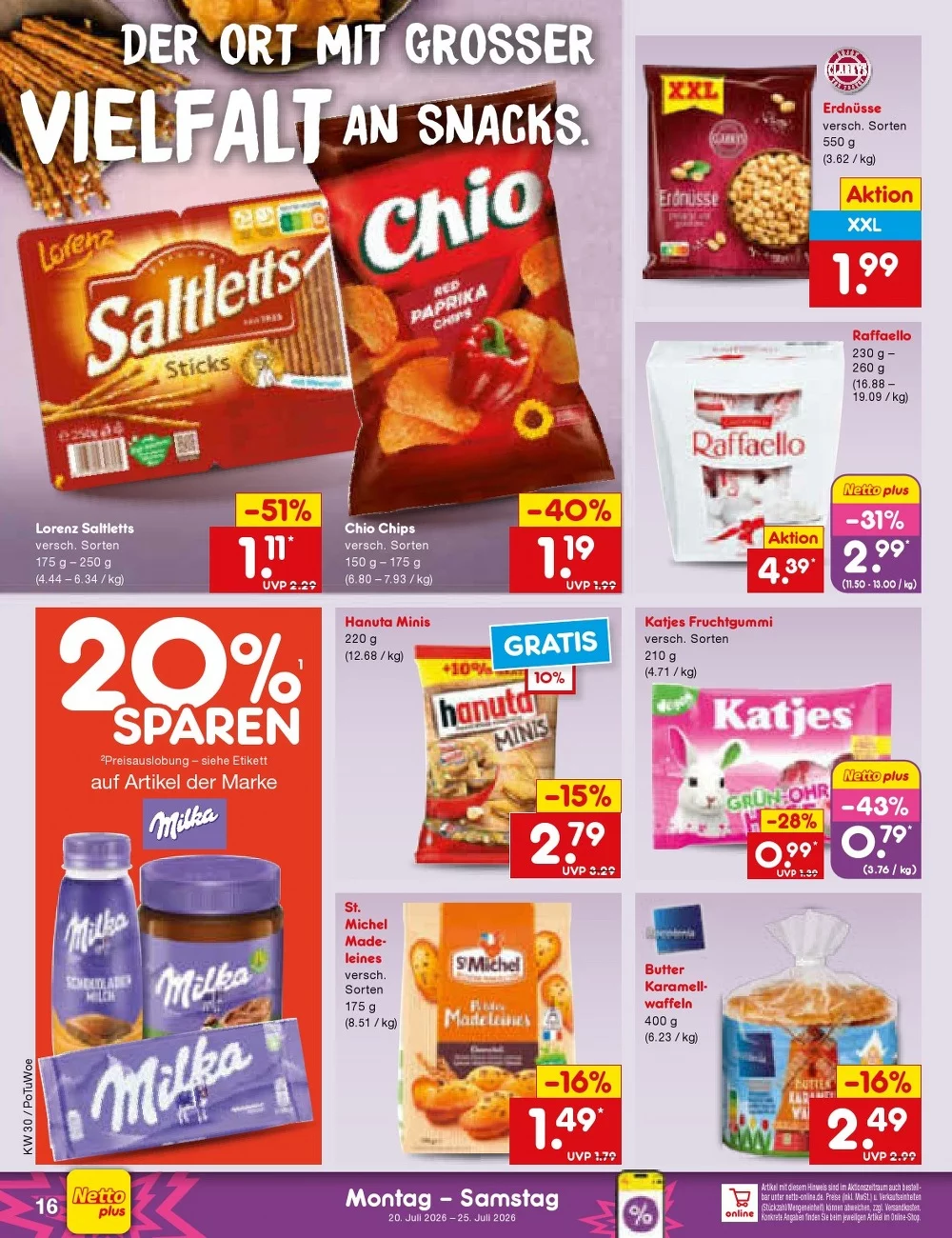 netto marken prospekt juli 20 25 26