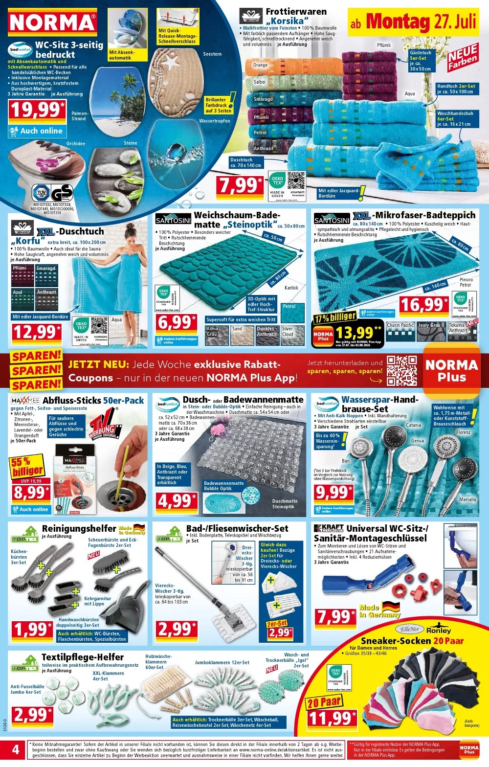 Norma Prospekt Aktuell ab 27.07.2026 | Nächste Woche Online Blättern 4 norma prospekt kw 31 4