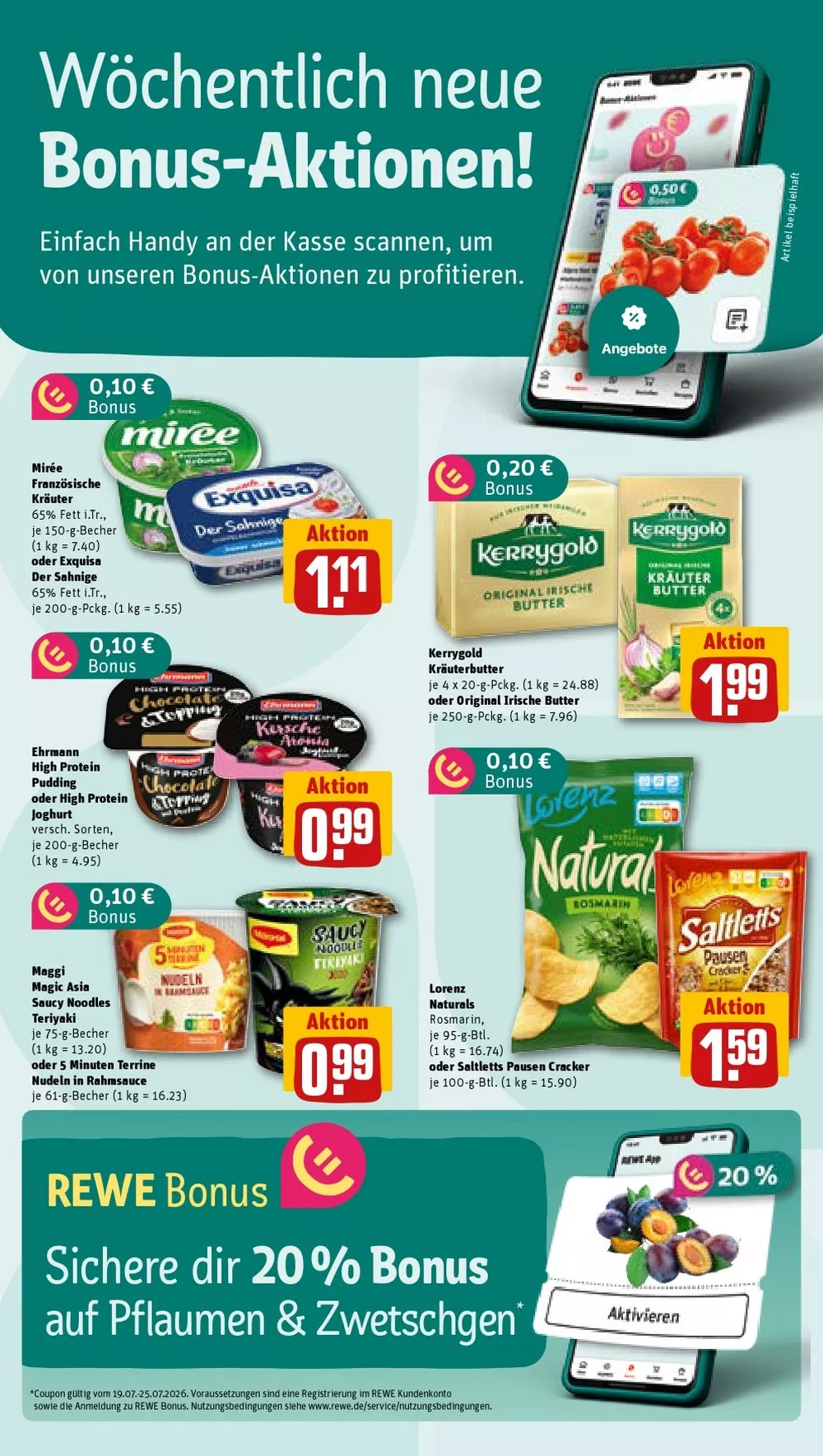 Rewe Prospekt Aktuell ab 20.07.2026 | Angebote Online Blättern 2 rewe prospekt juli 20 25 2 56516986