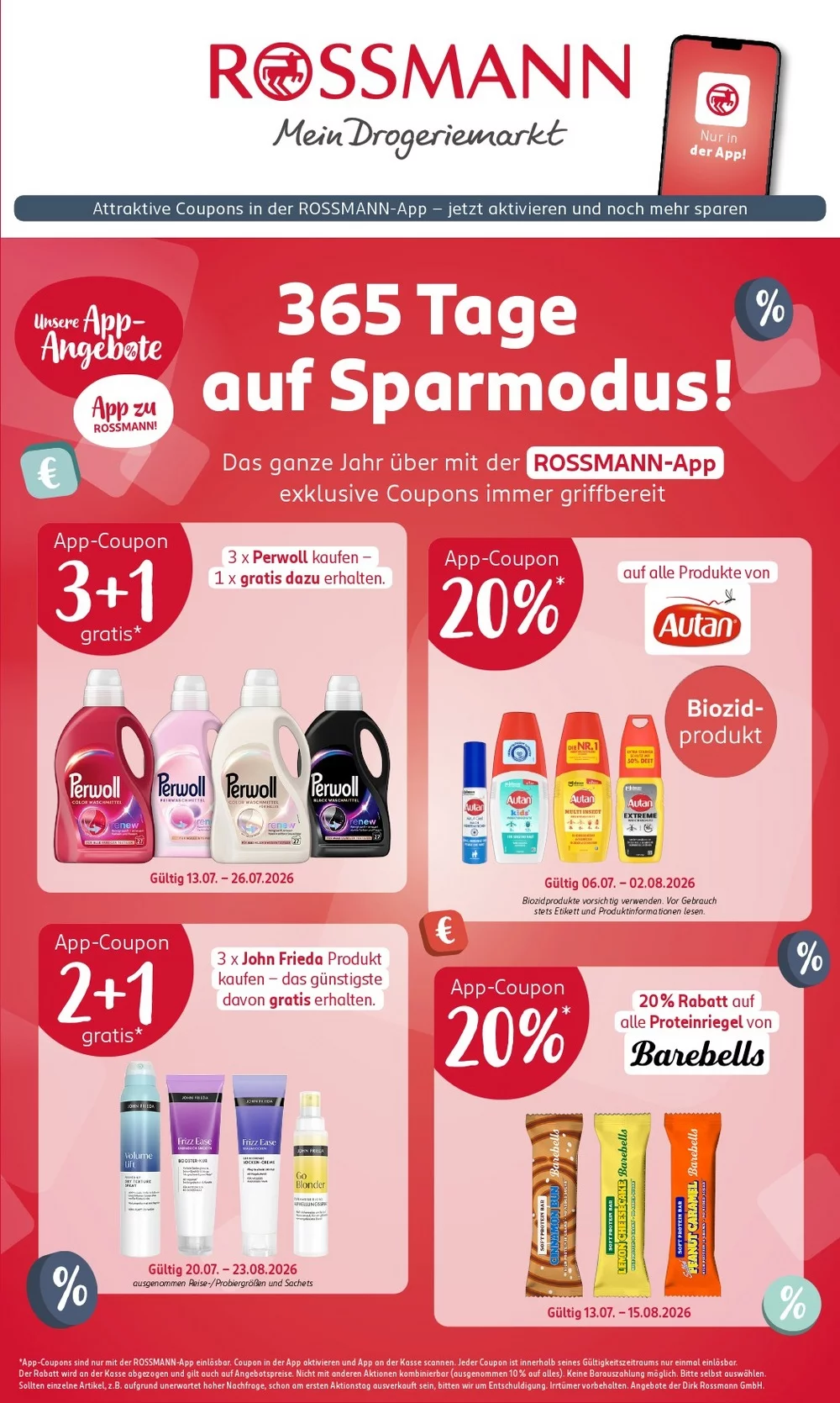 Rossmann Prospekt Aktuell ab 20.07.2026 | Nächste Woche Online Blättern 1 rossmann prospekt kw-30