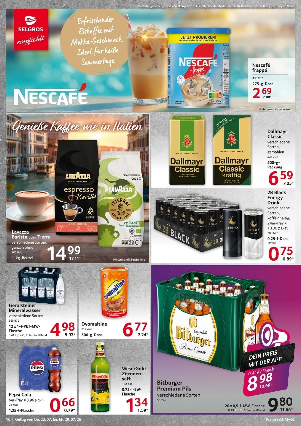 selgros food prospekt juli 23 2916