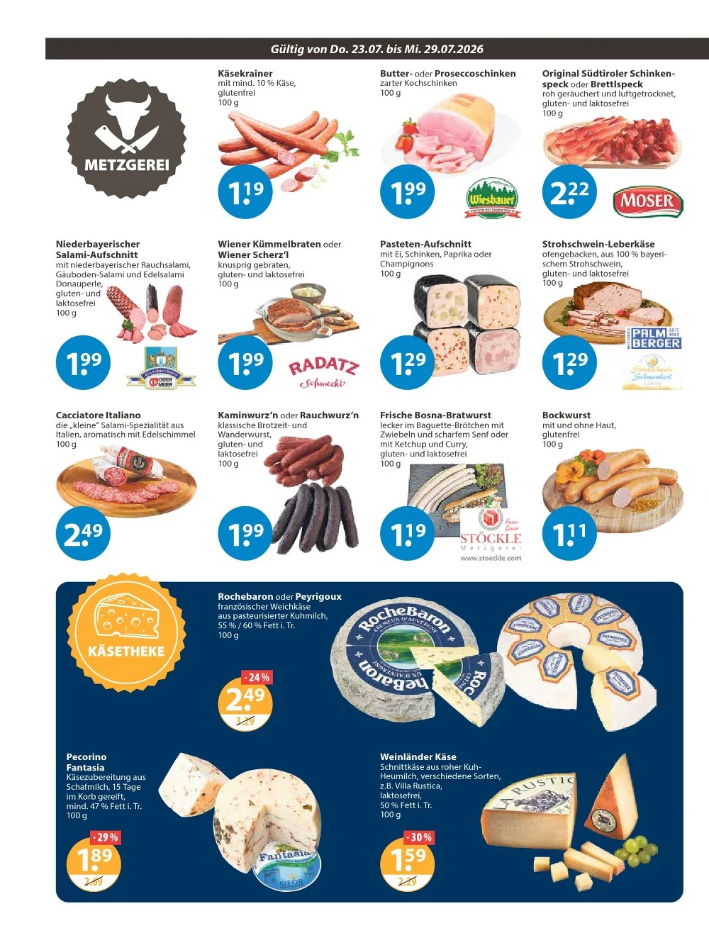 V-Markt Prospekt Aktuell ab 23.07.2026 | Nächste Woche Online Blättern 2 v markt prospekt juli 23 29 2
