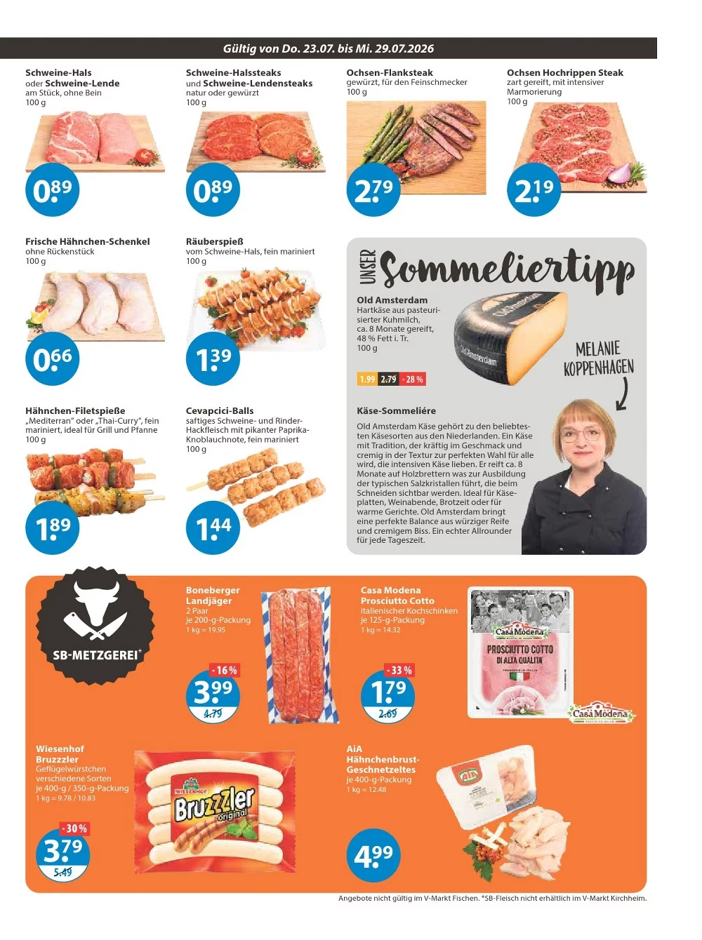 V-Markt Prospekt Aktuell ab 23.07.2026 | Nächste Woche Online Blättern 3 v markt prospekt juli 23 29 3