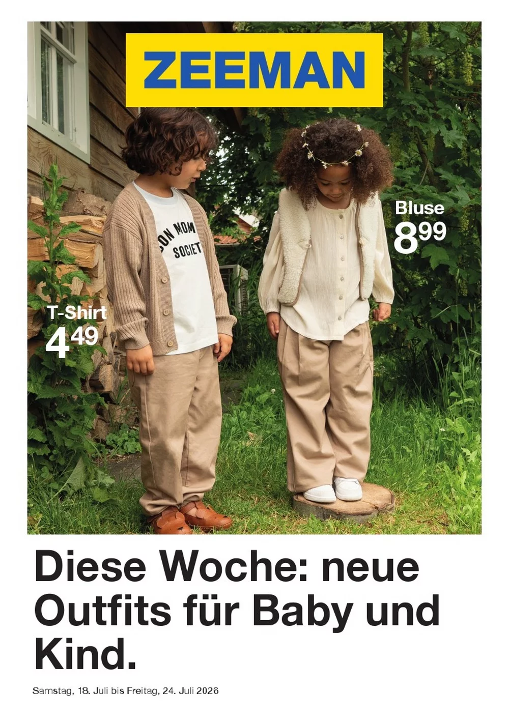 Zeeman Prospekt Aktuell ab 18.07.2026 | Nächste Woche Online Blättern 1 zeeman prospekt kw-30