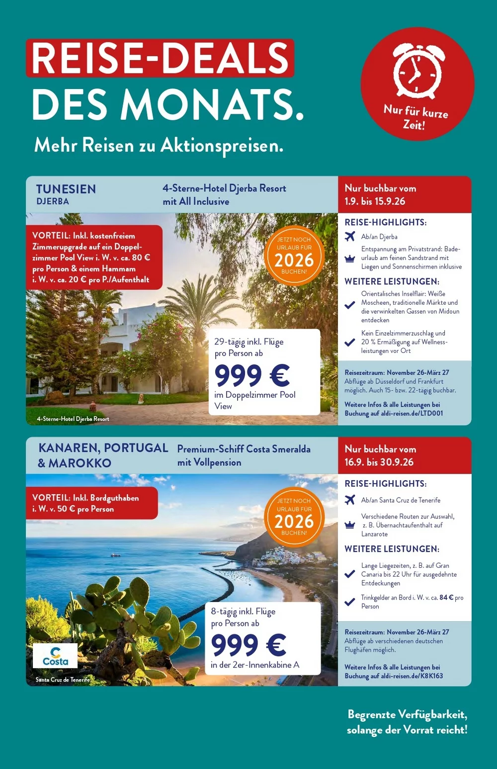 Aldi Süd Reisen Prospekt Aktuell September | Online Blättern 3 ALDI SUeD ALDI Reisemagazin September 2026 3