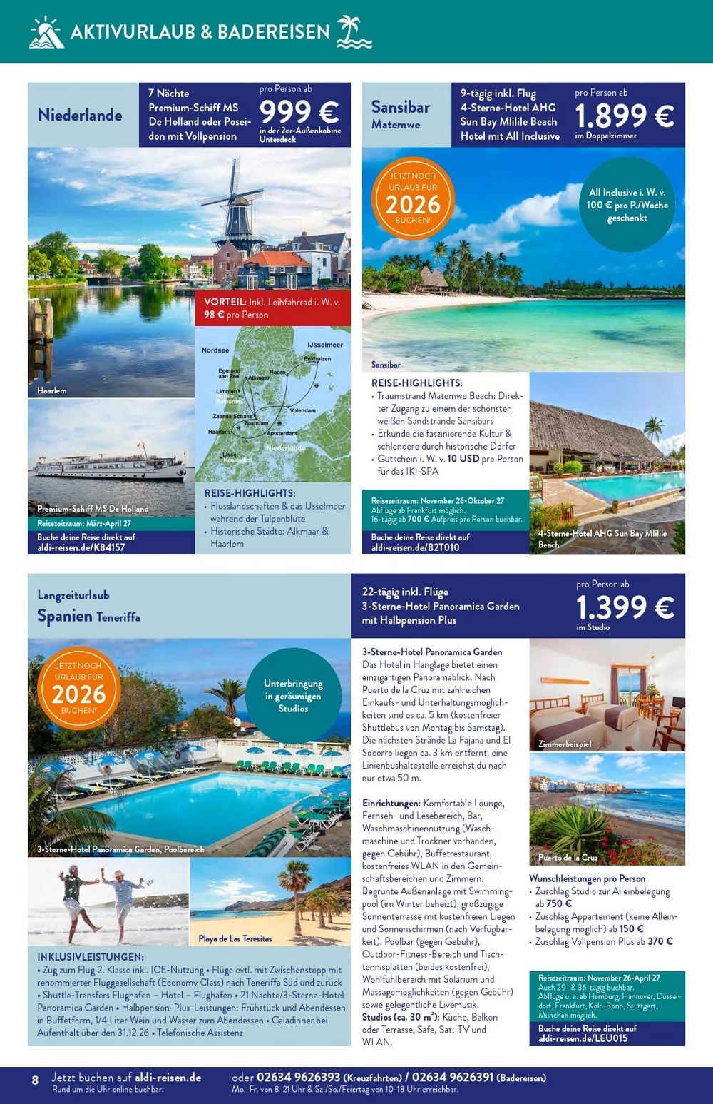 Aldi nord reisen september 8