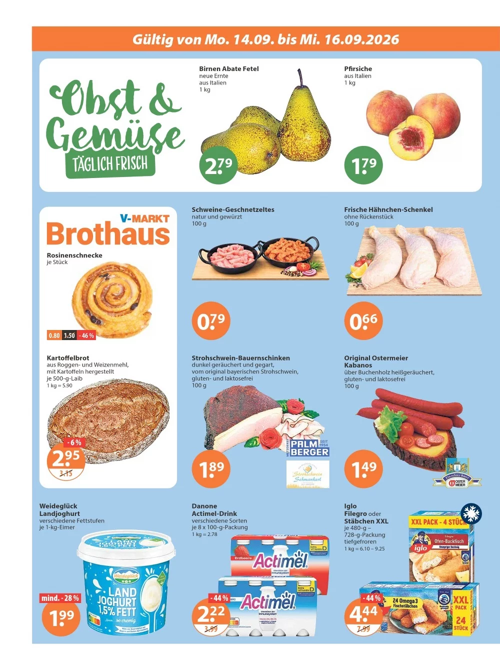 V-Markt Prospekt Aktuell ab 24.09.2026 | Nächste Woche Online Blättern 28 V Markt prospekt september 10 16 28