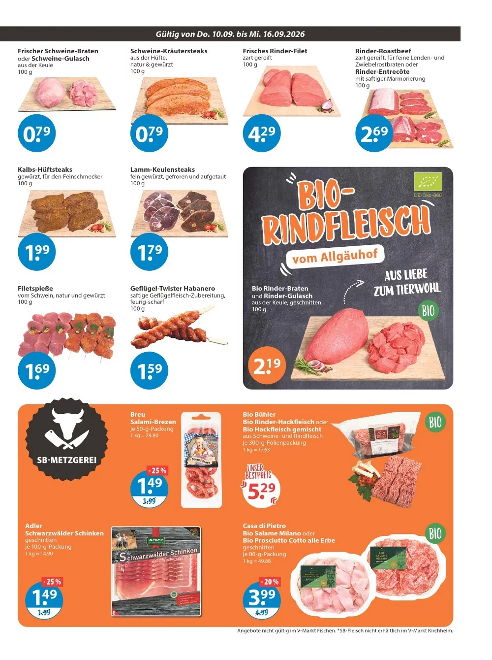 V-Markt Prospekt Aktuell ab 24.09.2026 | Nächste Woche Online Blättern 3 V Markt prospekt september 10 16 3