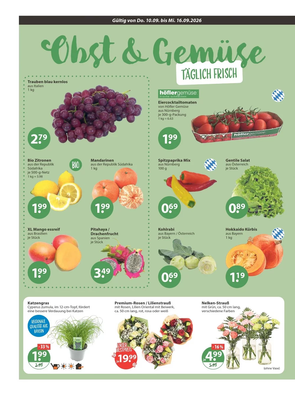 V-Markt Prospekt Aktuell ab 24.09.2026 | Nächste Woche Online Blättern 4 V Markt prospekt september 10 16 4