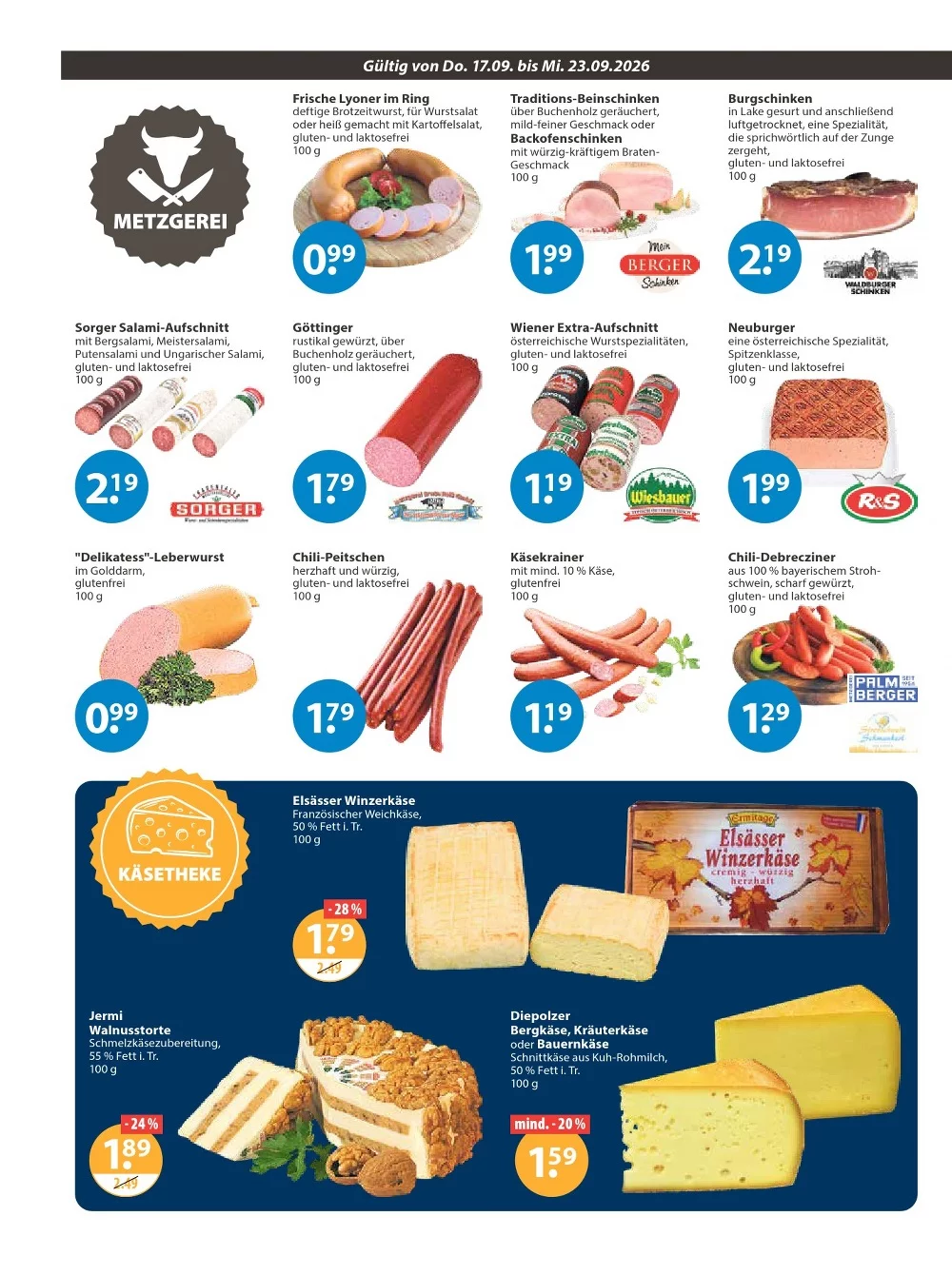 V-Markt Prospekt Aktuell ab 17.09.2026 | Nächste Woche Online Blättern 2 V Markt prospekt september 17 23 2