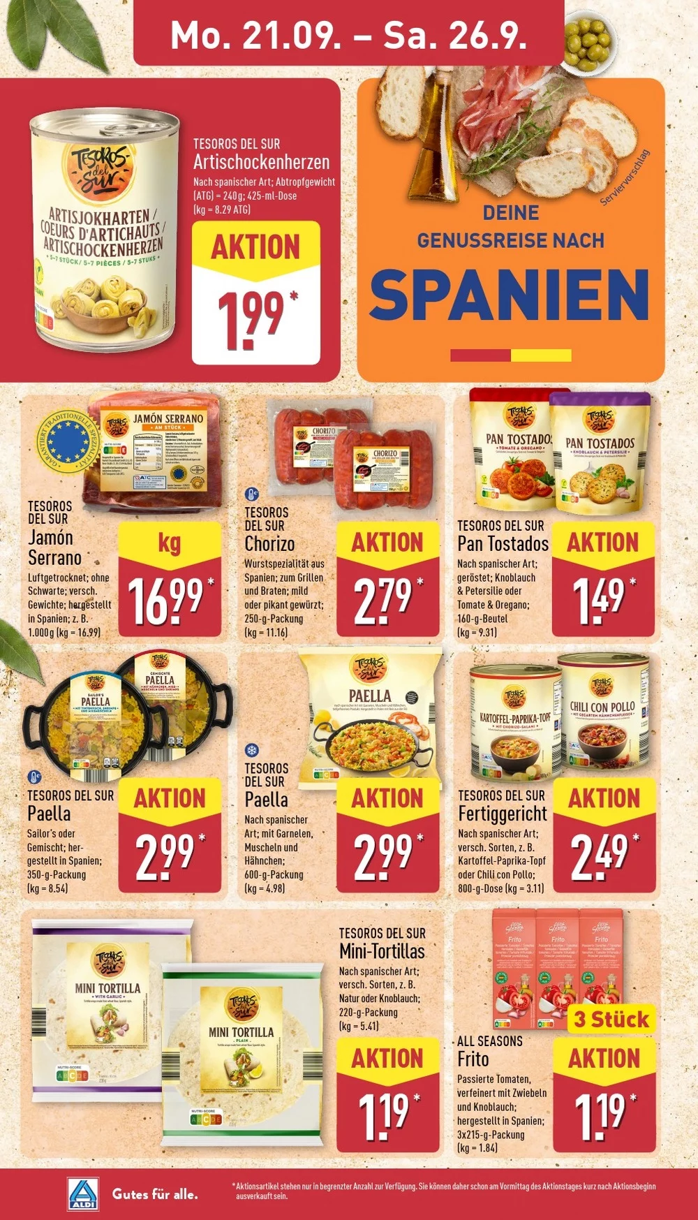 aldi nord prospekt september 21 26 10