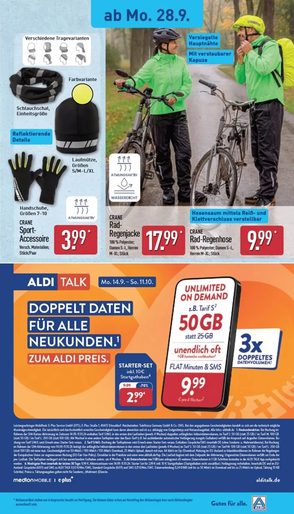 aldi prospekt september 28 october 2 6