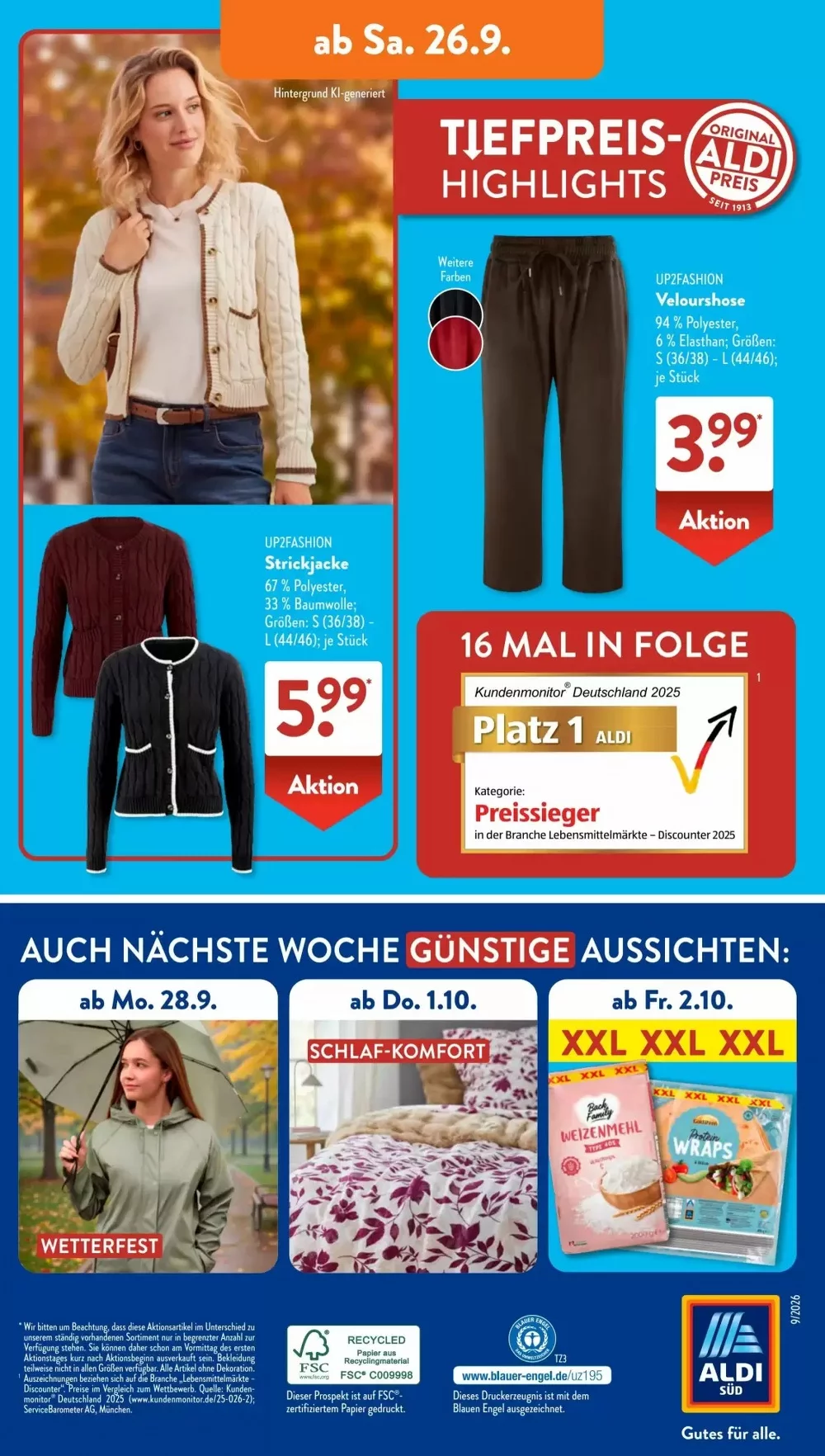 aldi sued prospekt september 21 26 16