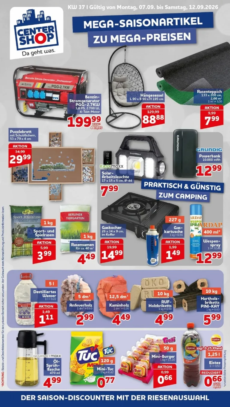 center shop prospekt kw-37