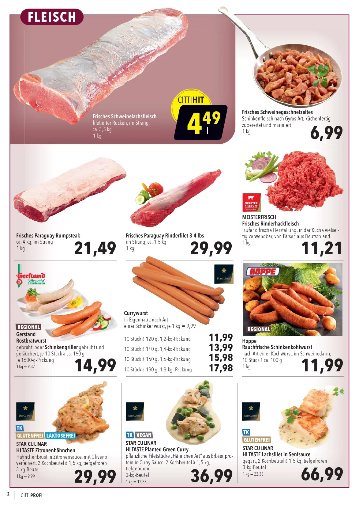 CITTI Markt Prospekt ab 23.09.2026 | Nächste Woche Online Blättern 2 citti markt prospekt september 09 15 2