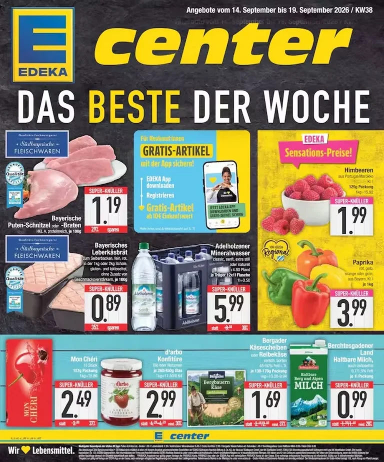 e center prospekt kw-38 aktuell