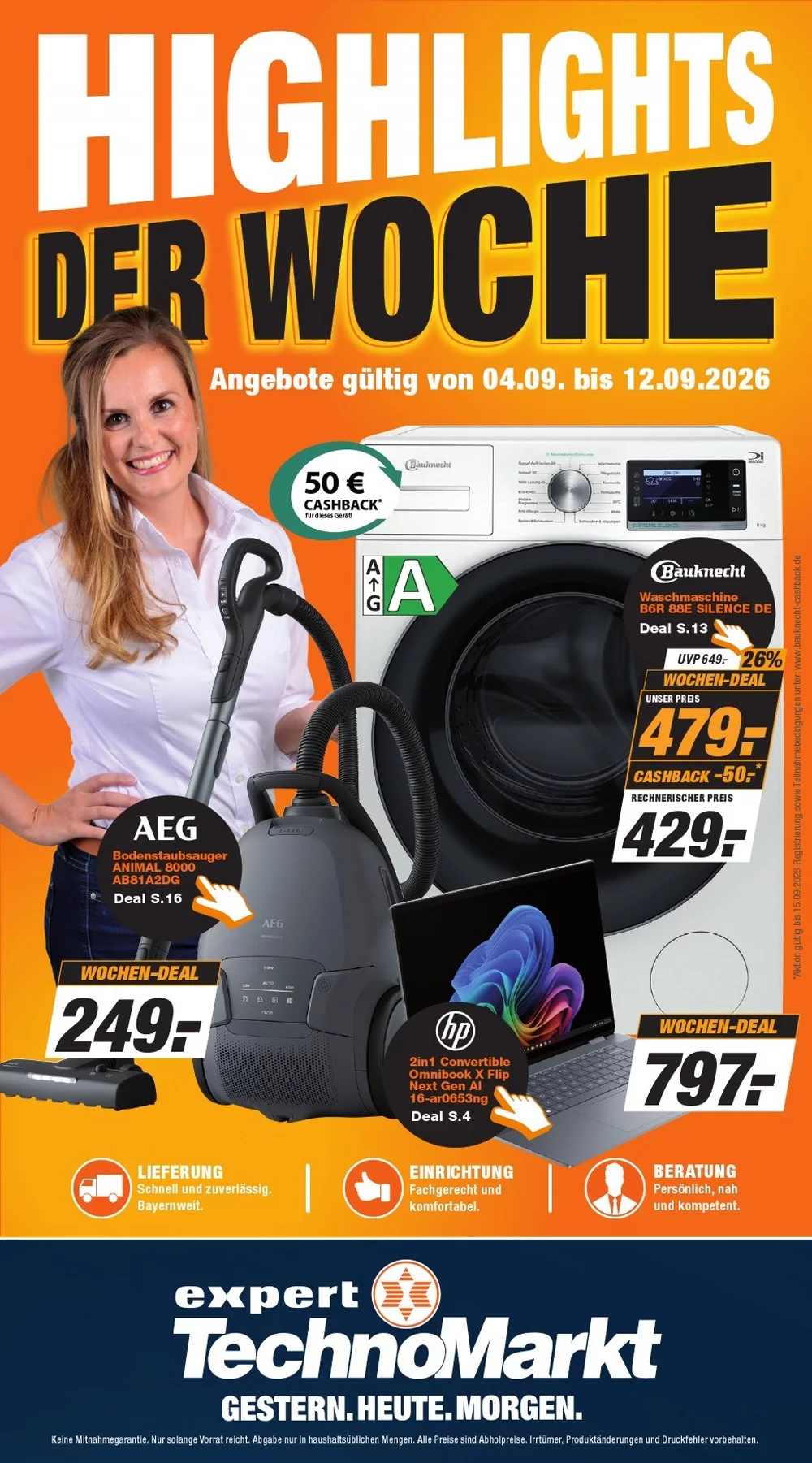 Expert Technomarkt Prospekt Aktuell ab 18.09.2026 | Nächste Woche Online Blättern 1 expert technomarkt prospekt kw-37