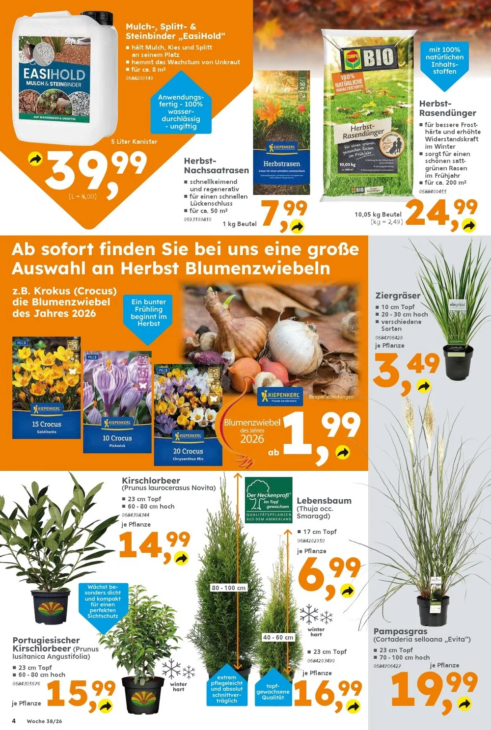 Globus Baumarkt Prospekt Aktuell ab 14.09.2026 | Nächste Woche Online Blättern 4 globus baumarkt september 14 19 4