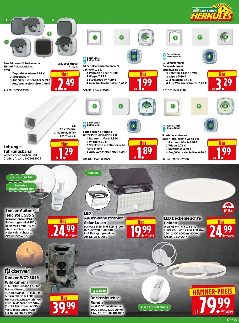 herkules baumarkt prospekt kw 37 7