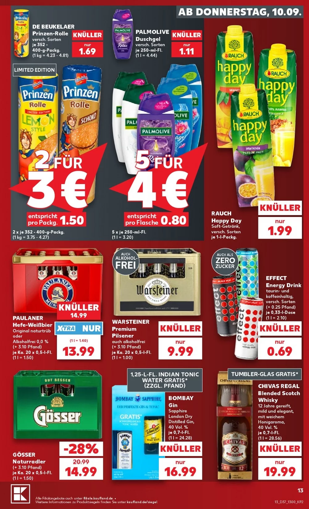 kaufland Prospekt september 10 16 13
