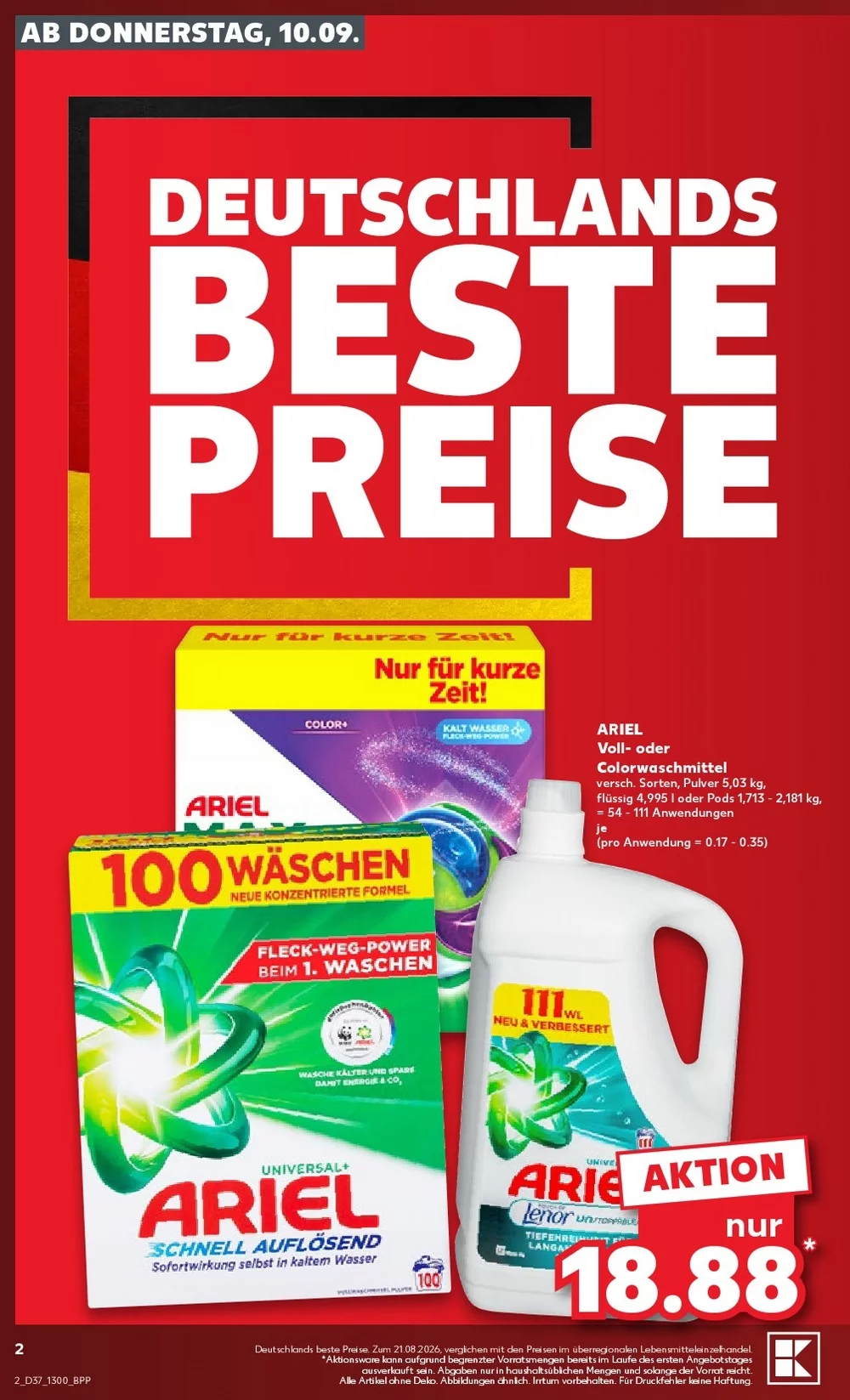 kaufland Prospekt september 10 16 2