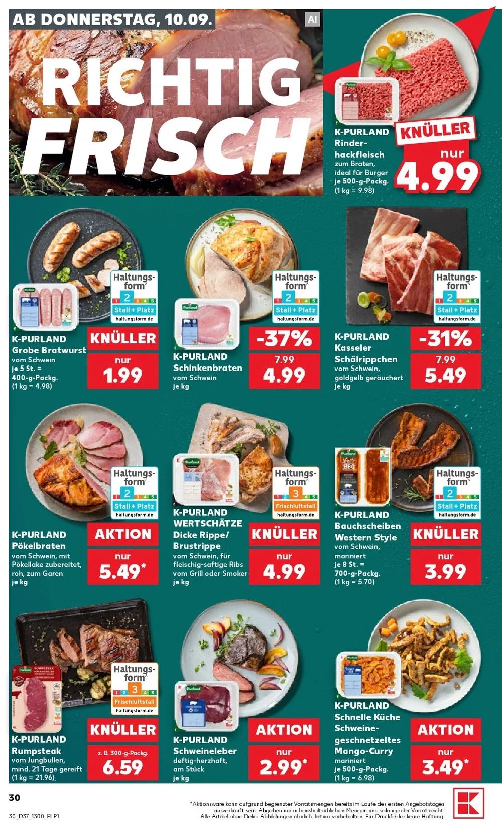 kaufland Prospekt september 10 16 30