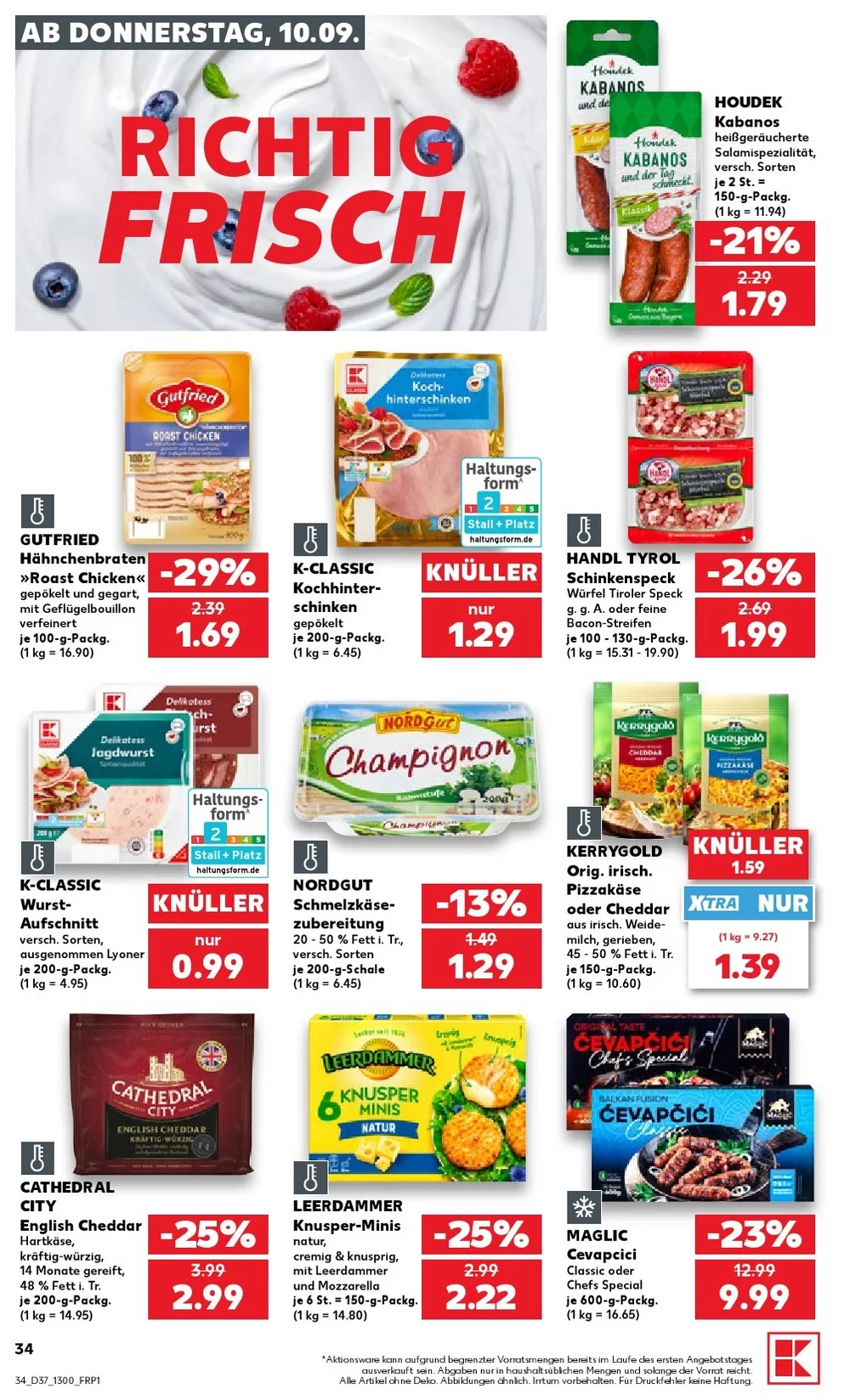 kaufland Prospekt september 10 16 34