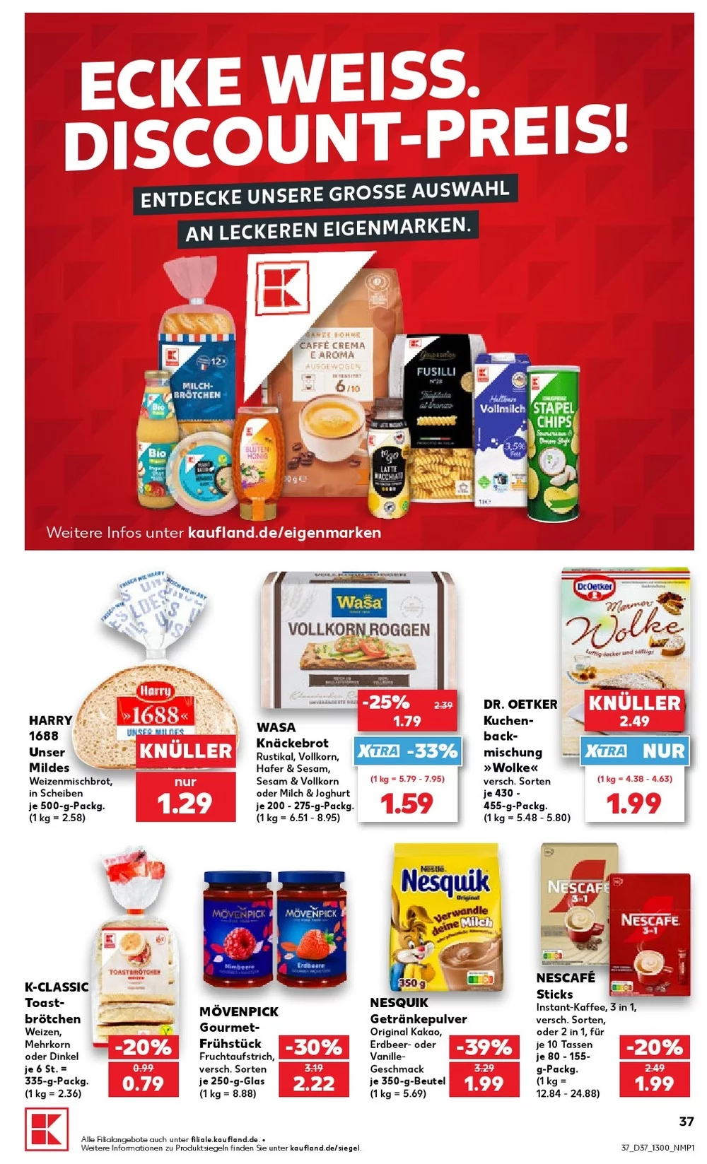 kaufland Prospekt september 10 16 37