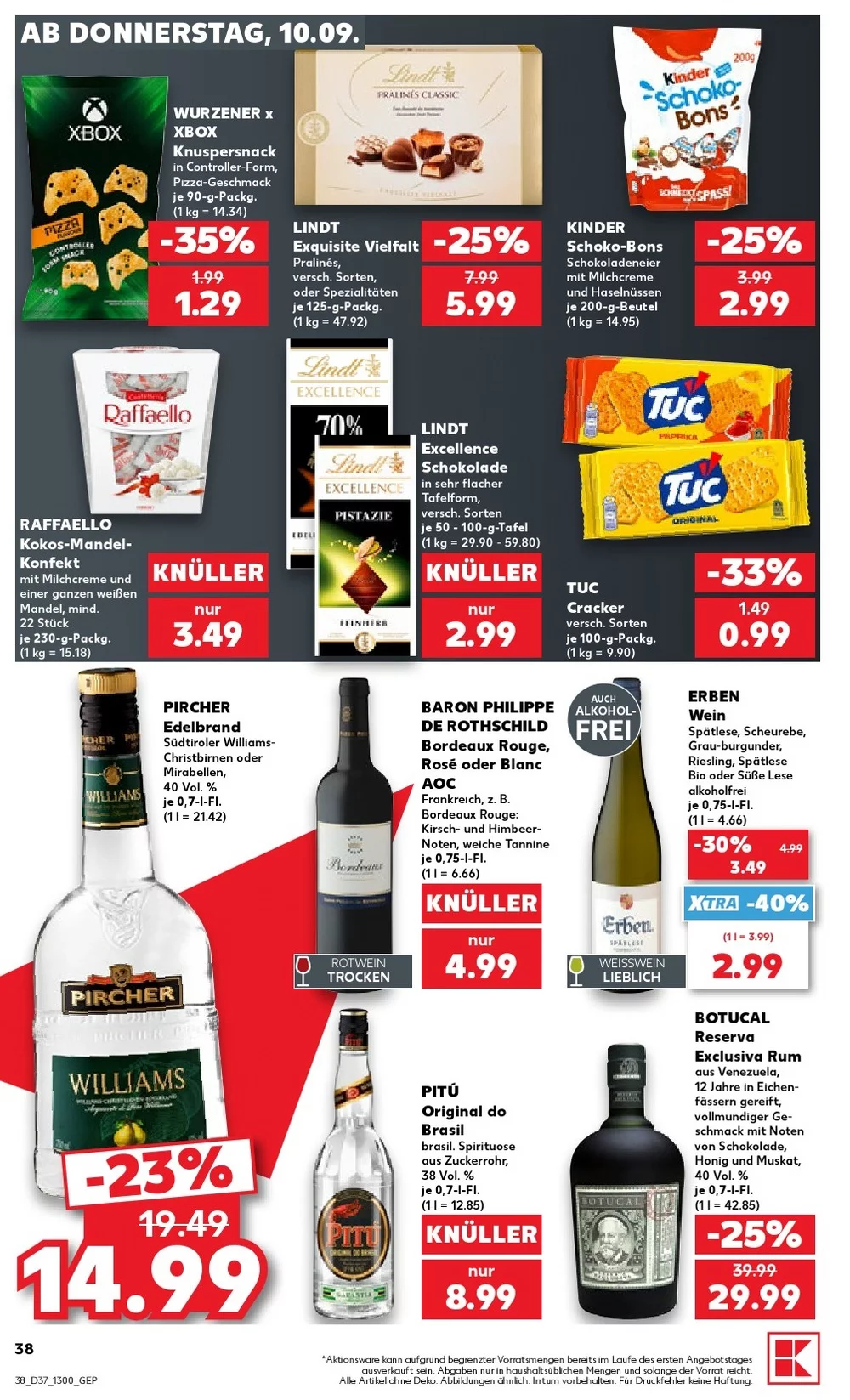 kaufland Prospekt september 10 16 38