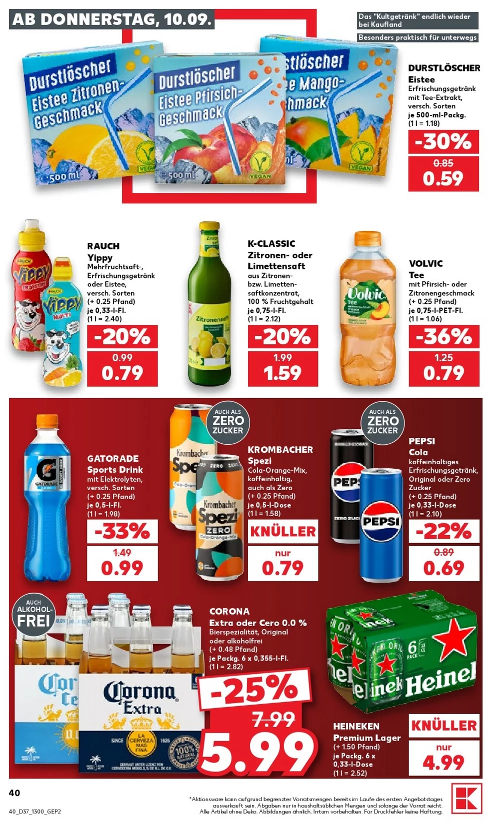 kaufland Prospekt september 10 16 40