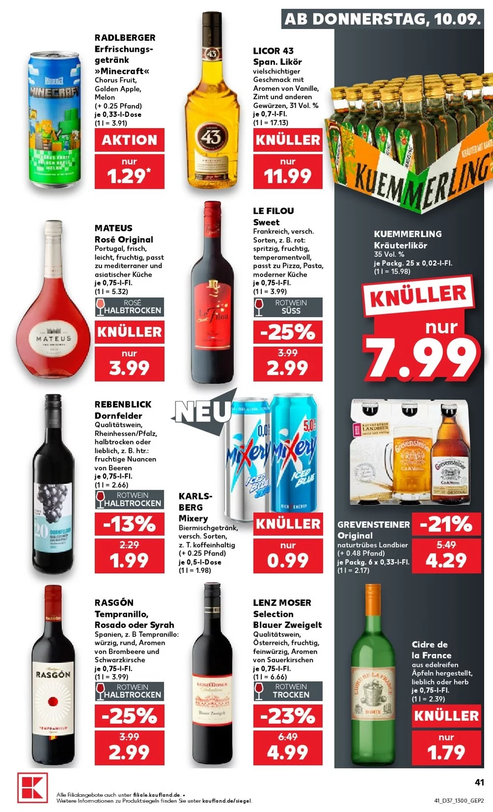 kaufland Prospekt september 10 16 41