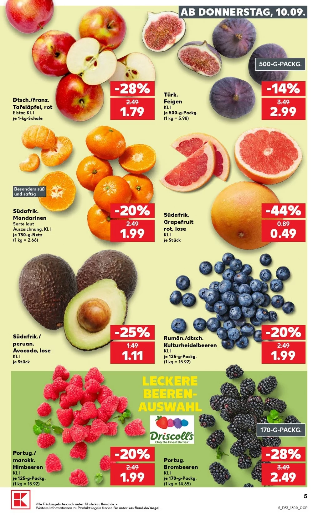 kaufland Prospekt september 10 16 5